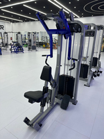 Máquina de remo sentado Select Seated Row de Source Factory, equipo de gimnasio comercial con carga de placas para entrenamiento de fuerza, fabricado con tubo de acero galvanizado de 3 mm de espesor