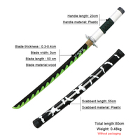 Épées de Cosplay Anime en bois, accessoires pour tueur de démon, jouet Katana, bon marché, usine,