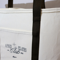 Bolsa de Mano Grande de Lona de Algodón Personalizada, Hecha a Mano, Reutilizable, con Bolsillos con Cremallera, Ecológica, al por Mayor