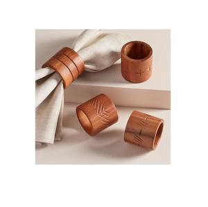 Meilleure vente d'anneaux de serviette en forme de cœur avec forme ronde porte-serviettes à la mode au meilleur prix - Product Image 5