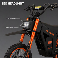 Motocicleta Eléctrica Todoterreno de 3KW, Estilo Stark Vark, 48V, 44-55km/h, Alto Torque, para Adultos, Suministro de Fábrica
