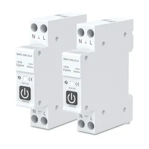 Aierway ZigBee Smart Circuit Breakers Smart Switch Timer Relay With Metering Over Current Under Voltage Protection