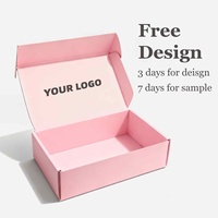 Boîte cadeau personnalisée de luxe avec rabat, boîte d'expédition pliante pour cosmétiques, emballage en papier avec votre logo