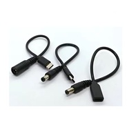 Cable de extensión para cámara CCTV de 12V CC, 3/5/10/15/20/30 metros, 5,5 mm x 2,1 mm, cables de extensión de alimentación para cámaras de seguridad Wifi/AHD/IP