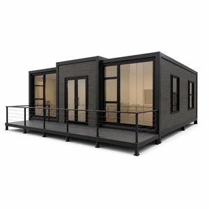 Bureau conteneur extensible SUNRISE de 20 pieds pour projet à distance, espace de travail modulaire portable pour chantier de construction - Product Image 4