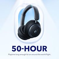 سماعات رأس أصلية بأرخص سعر بخاصية إلغاء الضجيج ومزودة بخاصية التكيف Soundcore Anker Space Q45