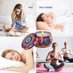 Velas Aromáticas de Cera de Soja al por Mayor, Vela de Aromaterapia con Flores Secas, Regalo de Boda para Cumpleaños, Regalos de Acompañamiento - Product Image 5