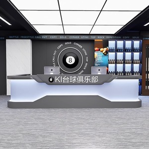 Công nghiệp gió tiền mặt đăng ký phòng tập thể dục e-thể thao khách sạn nhà hàng tiếp tân Bàn bar bảng Bảng billiard Hall thiết kế tùy biến - Product Image 4