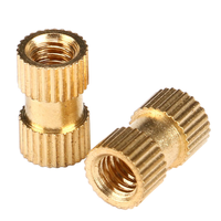 Inserts filetés moletés en laiton pour moulage par injection plastique et impression 3D, tailles M2 M3 M4 M5 M6 M8