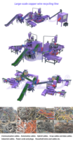 Machine de granulation de câbles en cuivre pour la séparation des câbles multiconducteurs, monophasés, en PVC et de câbles électriques