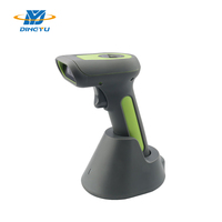 Lecteur de codes-barres portable sans fil industriel DY SCAN Green IP65 2D DPM en métal avec support de charge BT 2.4G, vitesse de numérisation de 65 cm/s, pour supermarchés
