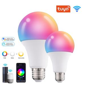 Ampoule intelligente RGB E26 E27 B22 en aluminium avec télécommande pour la décoration domestique, vente en gros d'usine - Product Image 1