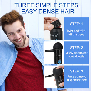 Kit <span class=keywords><strong>de</strong></span> fibres capillaires <span class=keywords><strong>de</strong></span> haute qualité, poudre <span class=keywords><strong>de</strong></span> fibres capillaires imperméable <span class=keywords><strong>de</strong></span> qualité supérieure pour cheveux clairsemés avec applicateur à pompe pulvérisatrice - Product Image 6