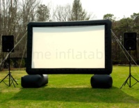 Écran de Cinéma Gonflable Publicitaire d'Extérieur pour Projections en Plein Air