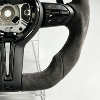 Volant sport M pour BMW F10 M5 F20 F30 F32 M3 F80 M4 F82 M2 F87 F90 F11 F13 X5 F15 entièrement en Alcantara