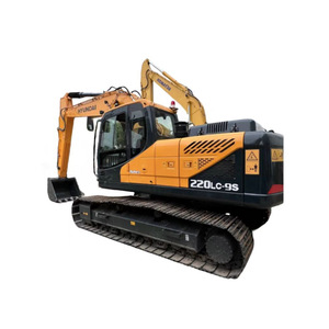 Excavatrice Hyundai 220 de 22 tonnes de bonne qualité, fabriquée en Corée du Sud, prix avantageux, R220LC-9S, excavatrice Hyundai d'occasion à vendre à bas prix, presque neuve - Product Image 1