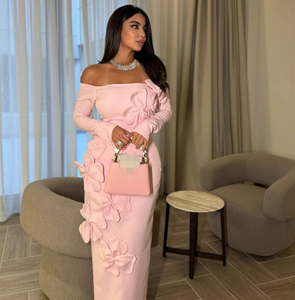 2026 Neujahr Maßgeschneiderte Sexy Modische Blumen-Schulterfrei-Abendkleider für Party, Abschlussball, Hochzeit und Formelle Anlässe - Product Image 5