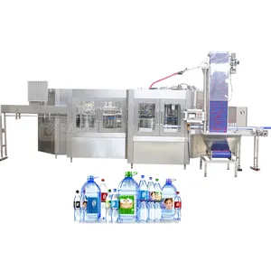 Complete Automatic 500ml Plastic Bottle Pure Water Filling Machine Production Line Plant