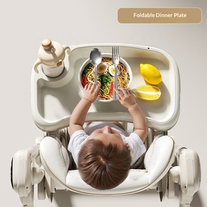 <span class=keywords><strong>Chaise</strong></span> haute pour bébé Three Little Fish, fonction de sommeil électrique intelligente, multifonctionnelle, pliable, inclinable, siège à bascule en alliage d'aluminium - Product Image 4