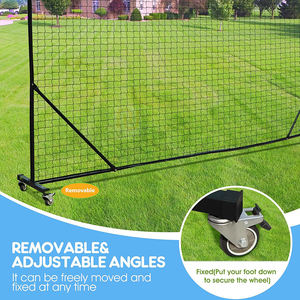 <span class=keywords><strong>Filet</strong></span> <span class=keywords><strong>de</strong></span> protection sportif robuste et personnalisé en nylon pour l'entraînement, <span class=keywords><strong>filet</strong></span> <span class=keywords><strong>de</strong></span> récupération <span class=keywords><strong>de</strong></span> balles 10x20ft/10x30ft, multi-sports extérieur - Product Image 2