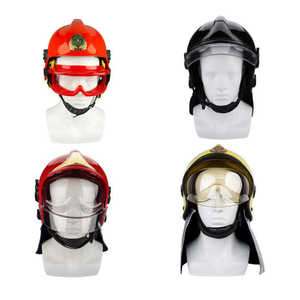 Firefighting Helmet Fiberglass Durable For Class A And Class B <b>Fires</b> - Product Image 2