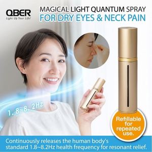 QBER Light Quantum Resonance soulage les maux de tête, soulagement de la douleur, soin des yeux, flacons pulvérisateurs en aluminium et verre - Product Image 2