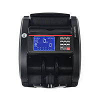 Compteur de billets de banque à grand écran LCD 2831C, machine de comptage automatique rapide avec détection UV MG IR pour banque et bureau