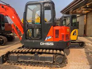 Corée Doosan Mini Pelles DH55 DX55 DH60-Used Pelles hydrauliques Bon état Noyau de moteur Hitachi Bobcat - Product Image 3