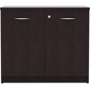 Gabinete de almacenamiento serie Alera Valencia, color espresso, 34,13 pulgadas. X 22.78 Pulgadas X 29.5 Pulgadas Archivadores - Product Image 3