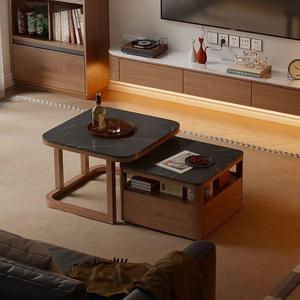 <span class=keywords><strong>Table</strong></span> basse moderne minimaliste - Petite taille - Design compact pour salon - <span class=keywords><strong>Table</strong></span> à thé élégante et luxueuse <span class=keywords><strong>de</strong></span> couleur crème - Forme réglable - Product Image 4
