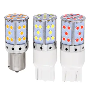 슈퍼 밝은 T20 LED 화이트 w5w BA15S 3030 칩 T20 led