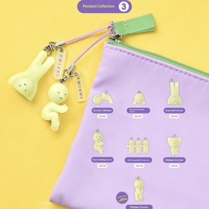 Al por mayor, genuino, para Corner <span class=keywords><strong>Guy</strong></span> Serie 3, colgante de bola retorcida, caja sorpresa, PVC, Japón, llavero, amuleto luminoso para bolso, juguete de moda - Product Image 3