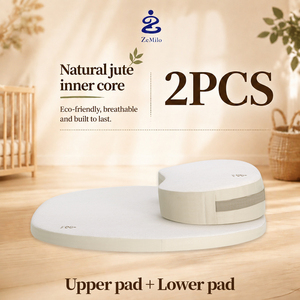 Ensemble <span class=keywords><strong>de</strong></span> coussins <span class=keywords><strong>de</strong></span> méditation ovales ergonomiques en lin naturel pour la maison moderne, les magasins et les boutiques <span class=keywords><strong>de</strong></span> cadeaux - Product Image 1