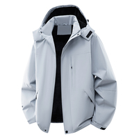 Veste d'hiver rembourrée en polaire pour homme, à capuche, thermique, épaisse, chaude, avec logo personnalisé, poches zippées