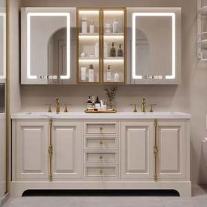 Classic American Style High-end Customized Design <b>Bathroom</b> Cabinets <b>Free</b> <b>Standing</b> <b>Bathroom</b> Vanity - Product Image 5