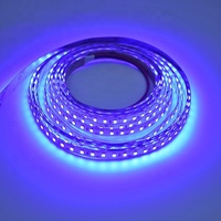 Tira de Luces LED UV Flexible SMD2835 de 12V, Base E27/E26, Ultravioleta Púrpura de 270nm, para Uso Médico, Hogar y Oficina, 2G11 G5