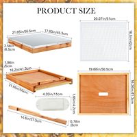 6-teiliges professionelles Bienenstock-Zubehör-Set: 10-Rahmen-Teleskop-Oberabdeckung und Innenabdeckungs-Set