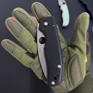 Cuchillo Plegable SPY C229 con Hoja S30V y Mango G10/Flax, Cuchillo Táctico de Supervivencia para Campismo, Caza y Pesca - Product Image 2