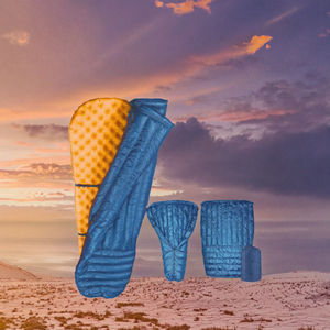 10D PFC libre ultraligero Nylon Camping manta 850 <span class=keywords><strong>Cuin</strong></span> al aire libre RDS edredón estilo momia abajo saco de dormir para senderismo Camping - Product Image 3