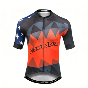 Factory Bulk Hot Selling Team Printed <b>Cycling</b> Top Bound Hem Elastic Cuff Tailoring Various Team Designs & Colors for Worldwide - Product Image 2