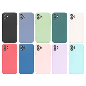 ซิลิโคน TPU ไมโครไฟเบอร์ภายในยางธรรมดาโทรศัพท์กรณีปกสำหรับ Iphone 14 13 <span class=keywords><strong>Pro</strong></span> Max กรณีโทรศัพท์ - Product Image 2