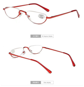 <span class=keywords><strong>Dumbledore</strong></span> personas mayores media luna lupa libro gafas Pequeño medio Metal primavera marco Hd resina transparente presbicia gafas <span class=keywords><strong>de</strong></span> lectura - Product Image 5