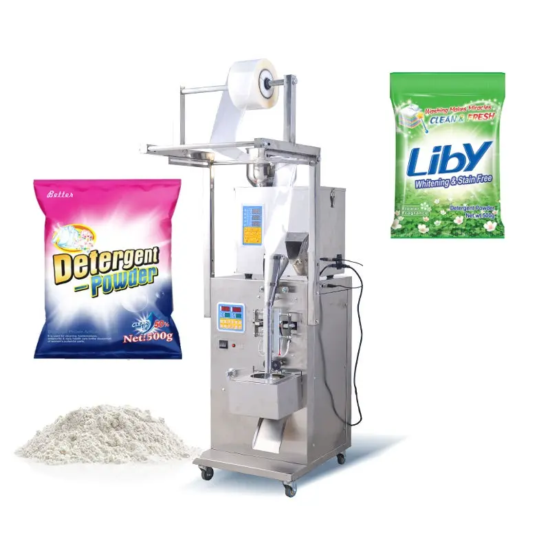 Automatic coffee milk flour bean washing powder sachets bleaching laundry detergent omo soap packaging filling machine