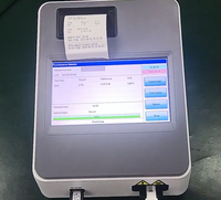 Analyseur biochimique POCT entièrement automatisé EURVET pour équipement vétérinaire, écran tactile 7 pouces, 10 000 données, LIS HIS, résultats rapides, vétérinaire
