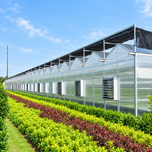 Serre à panneaux en polycarbonate à privation de lumière, système de blocage de la lumière automatisé pour ferme et environnement contrôlé - Product Image 1