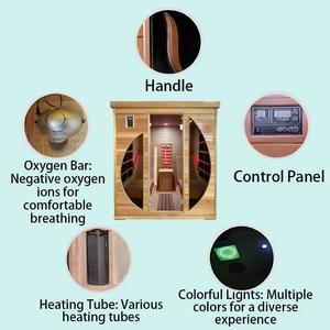 Kuru buhar ve ıslak buhar salon sandalyeleri ahşap Sauna odası ile yeni tasarım açık Sauna seçebilirsiniz - Product Image 4