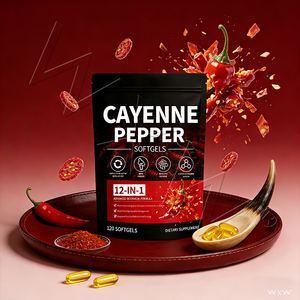 Cápsulas de Pimienta de Cayena al por Mayor, Promueven el Metabolismo y la Digestión, Suplementos Herbales, Cápsulas de Capsaicina de Pimienta de Cayena - Product Image 5