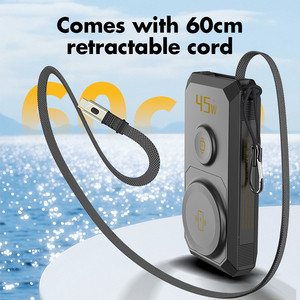 แบตสำรองพลังงานแสงอาทิตย์คุณภาพสูง 10000mAh ชาร์จเร็ว สายชาร์จแบบยืดหดได้ ชาร์จไร้สายแบบแม่เหล็ก - Product Image 2
