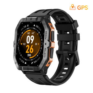 Montre connectée GPS robuste C32 Pro, étanche 20 m, boussole, altimètre, appels Bluetooth, tracker d'activité pour hommes, sports de plein air, randonnée, escalade - Product Image 1