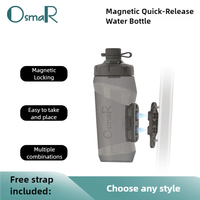 Nouvelle bouteille d'eau magnétique pour vélo avec boucle à dégagement rapide, en PP, personnalisée pour le cyclisme et les spor